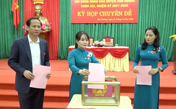 HĐND huyện Sơn Dương tổ chức kỳ họp chuyên đề khoá XXI