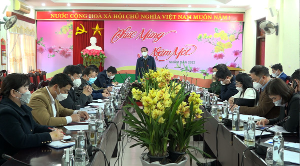 Huyện Sơn Dương họp triển khai các biện pháp phòng, chống dịch Covid-19