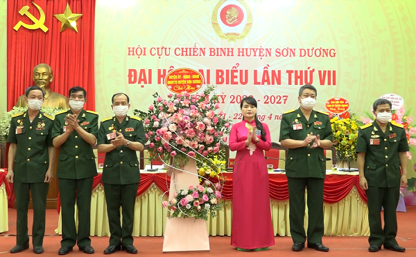 Đại hội Đại biểu CCB huyện Sơn Dương lần thứ VII, nhiệm kỳ 2022 – 2027