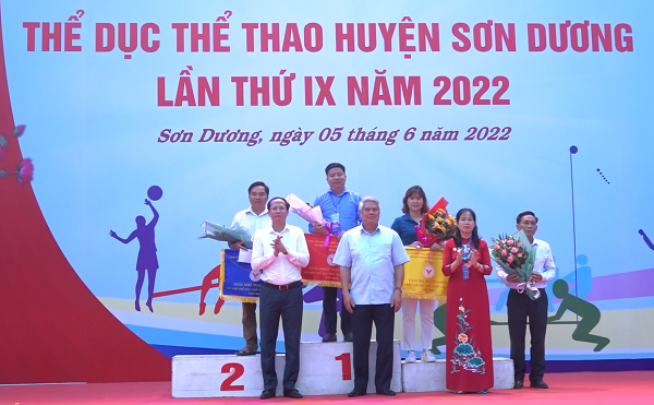 Đại hội Thể dục Thể thao huyện Sơn Dương lần thứ IX năm 2022