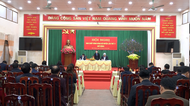 Hội nghị Ban Chấp hành Đảng bộ huyện Sơn Dương lần thứ 11 (mở rộng)