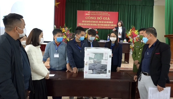Đấu giá quyền sử dụng đất đợt 2 trên địa bàn huyện Sơn Dương năm 2021