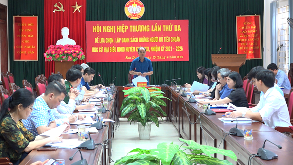 Sơn Dương tổ chức Hội nghị hiệp thương lần thứ 3