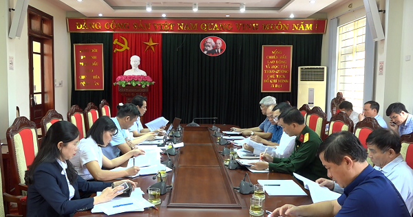 Đoàn kiểm tra công tác thực hiện quy chế dân chủ của tỉnh làm việc với huyện Sơn Dương