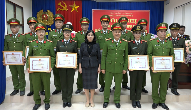 Công an huyện Sơn Dương triển khai nhiệm vụ năm 2023