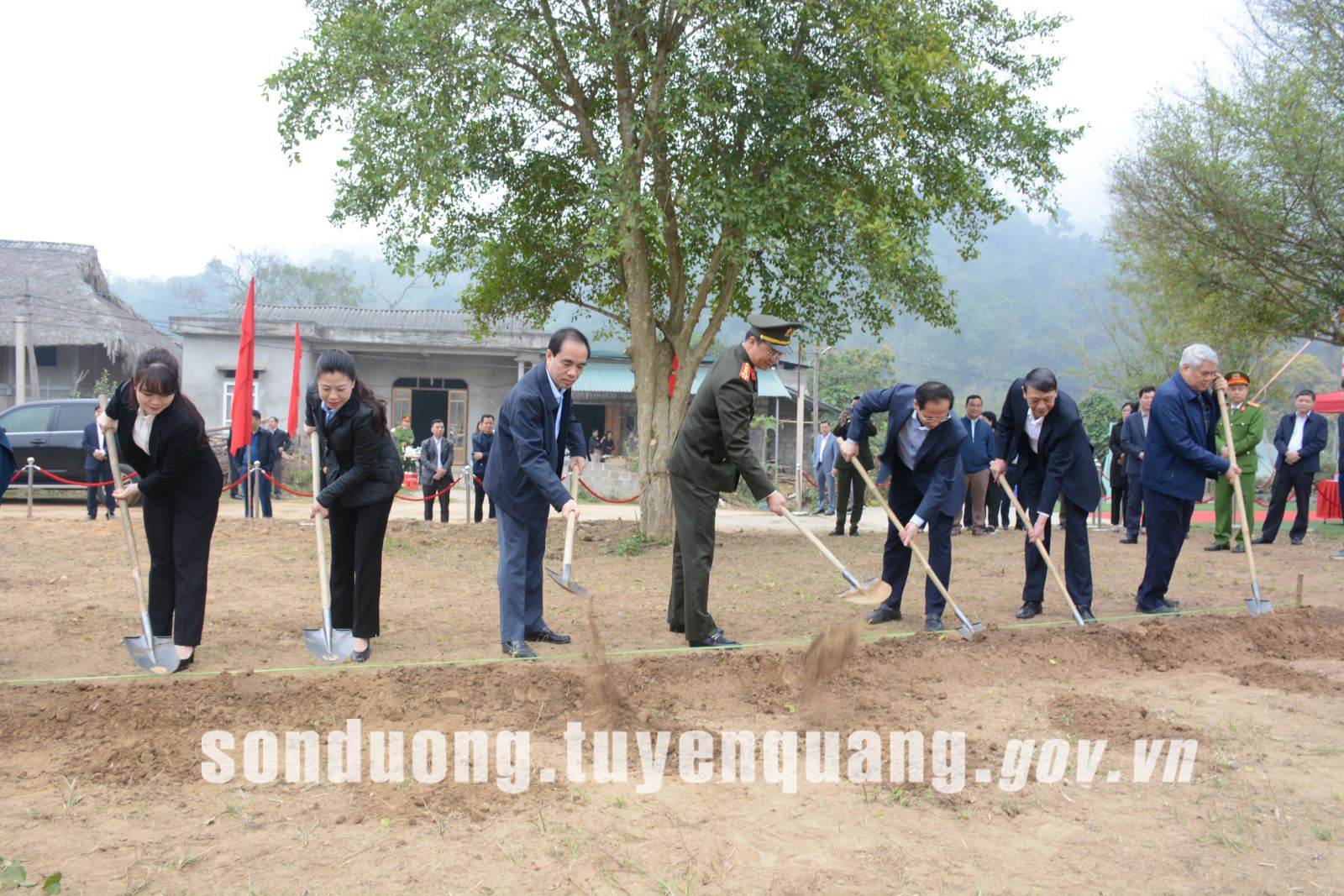 Động thổ Khu trồng cây lưu niệm tại Khu di tích lịch sử Quốc gia Tân Trào