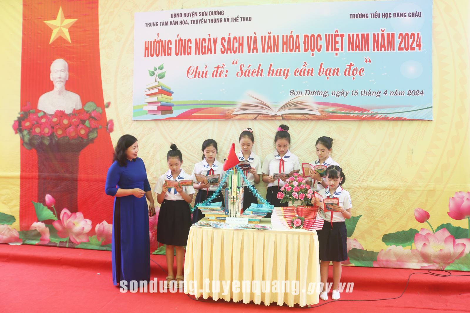 Sơn Dương tổ chức Ngày Sách và Văn hóa đọc Việt Nam năm 2024